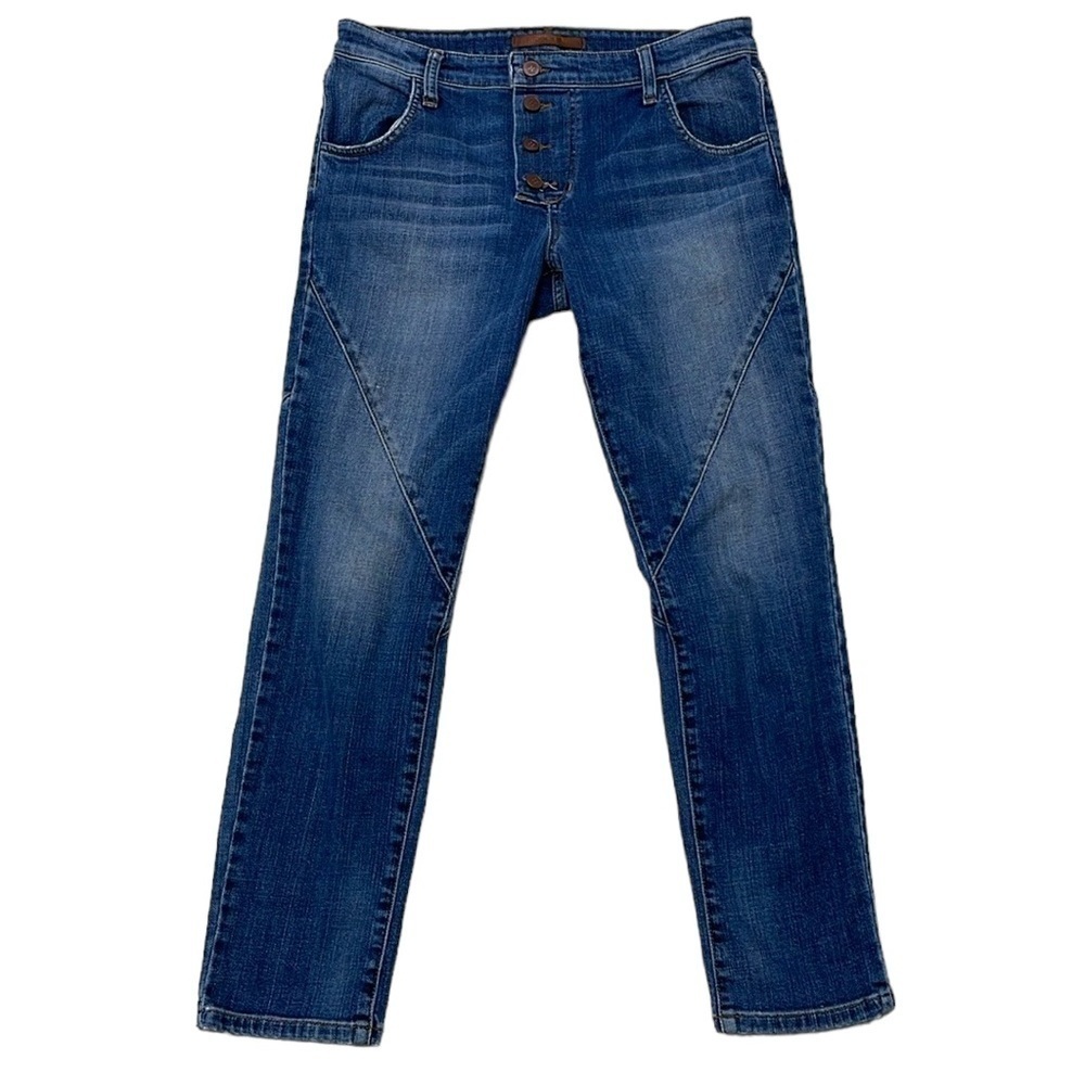 Joe's Jeans Womens 26 Blue Vintage Reserve Denim Button Fly Slouchy Ankle
